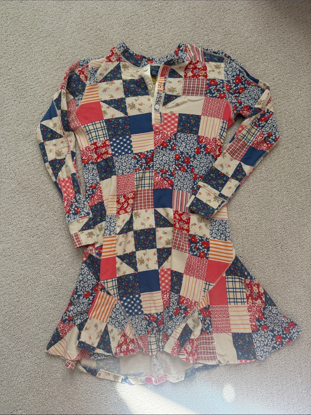 Polo Ralph Lauren patchwork mini dress